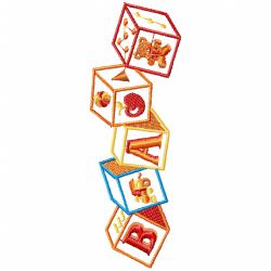 Kids And Toys Embroidery Design 7